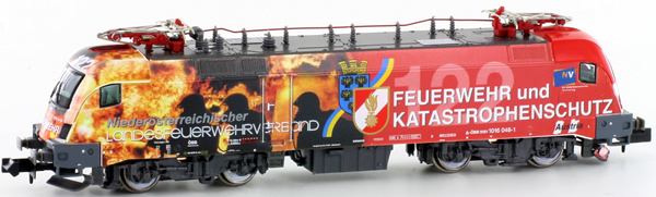 Kato HobbyTrain Lemke H2780 - Austrian Electric locomotive BR1016 Feuerwehr of the ÖBB